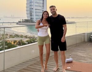 Manchester United’ın yıldız sol beki Luke Shaw, Dubai’de tatil yaparken