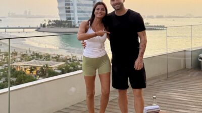 Manchester United’ın yıldız sol beki Luke Shaw, Dubai’de tatil yaparken