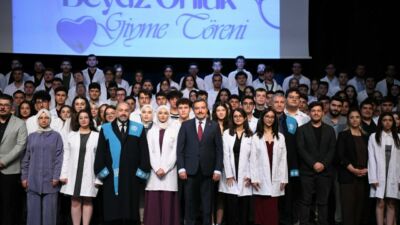 Malatya Turgut Özal Üniversitesi Tıp Fakültesi öğrencileri, hekimlik mesleğine ilk