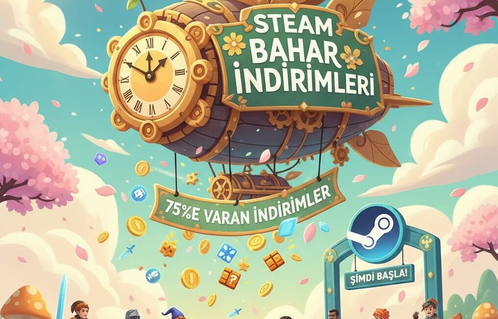 Dünyanın en popüler dijital oyun platformu Steam, 2025 Bahar İndirimi’ni