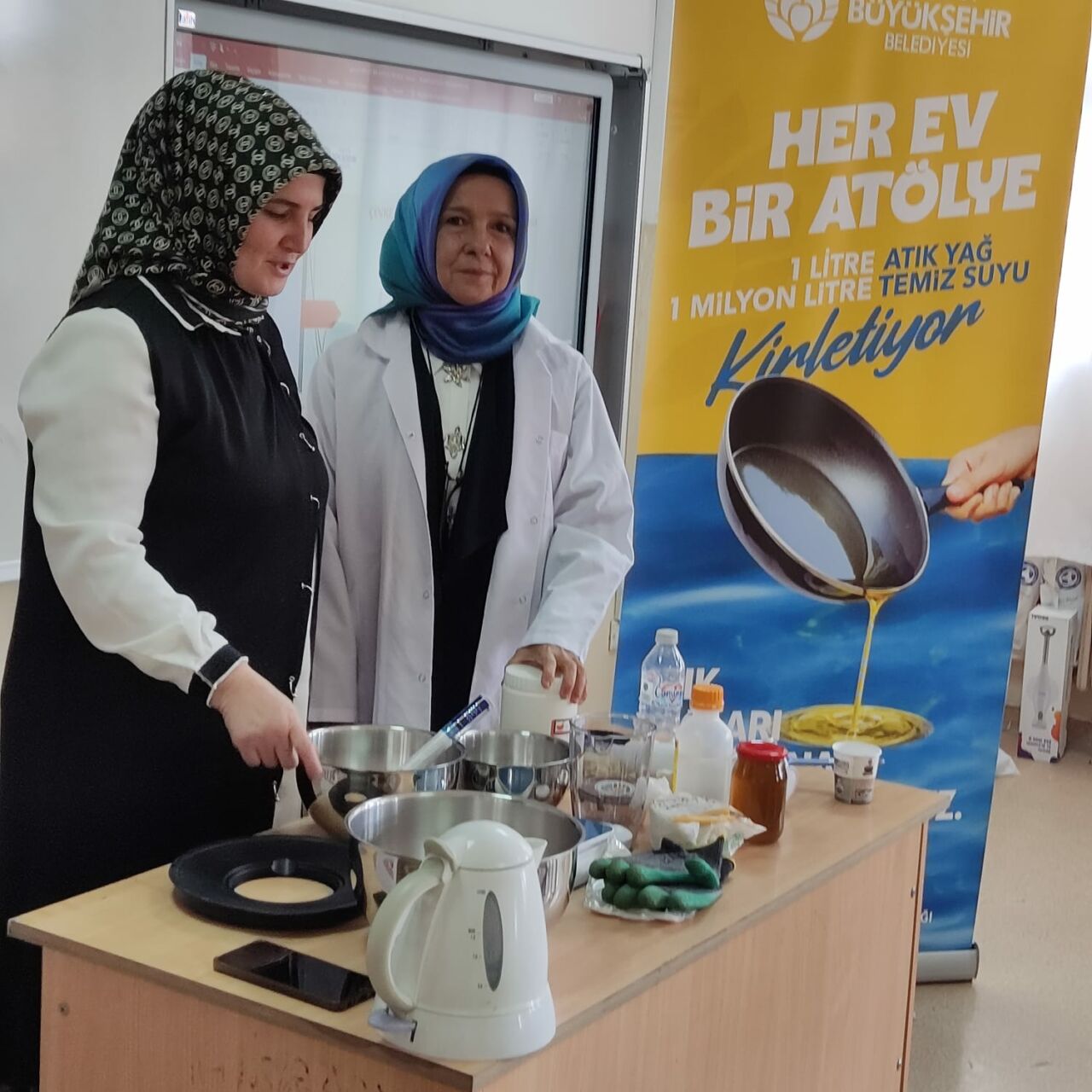Malatya Büyükşehir Belediyesi, "Her Ev Bir Atölye" projesiyle çevre farkındalığını