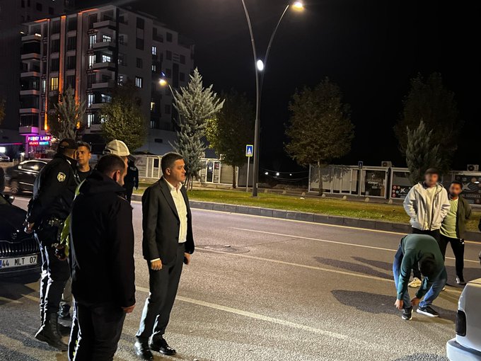 Malatya İl Emniyet Müdürü Kayhan Ay, Yeşilyurt ve Battalgazi ilçelerinde