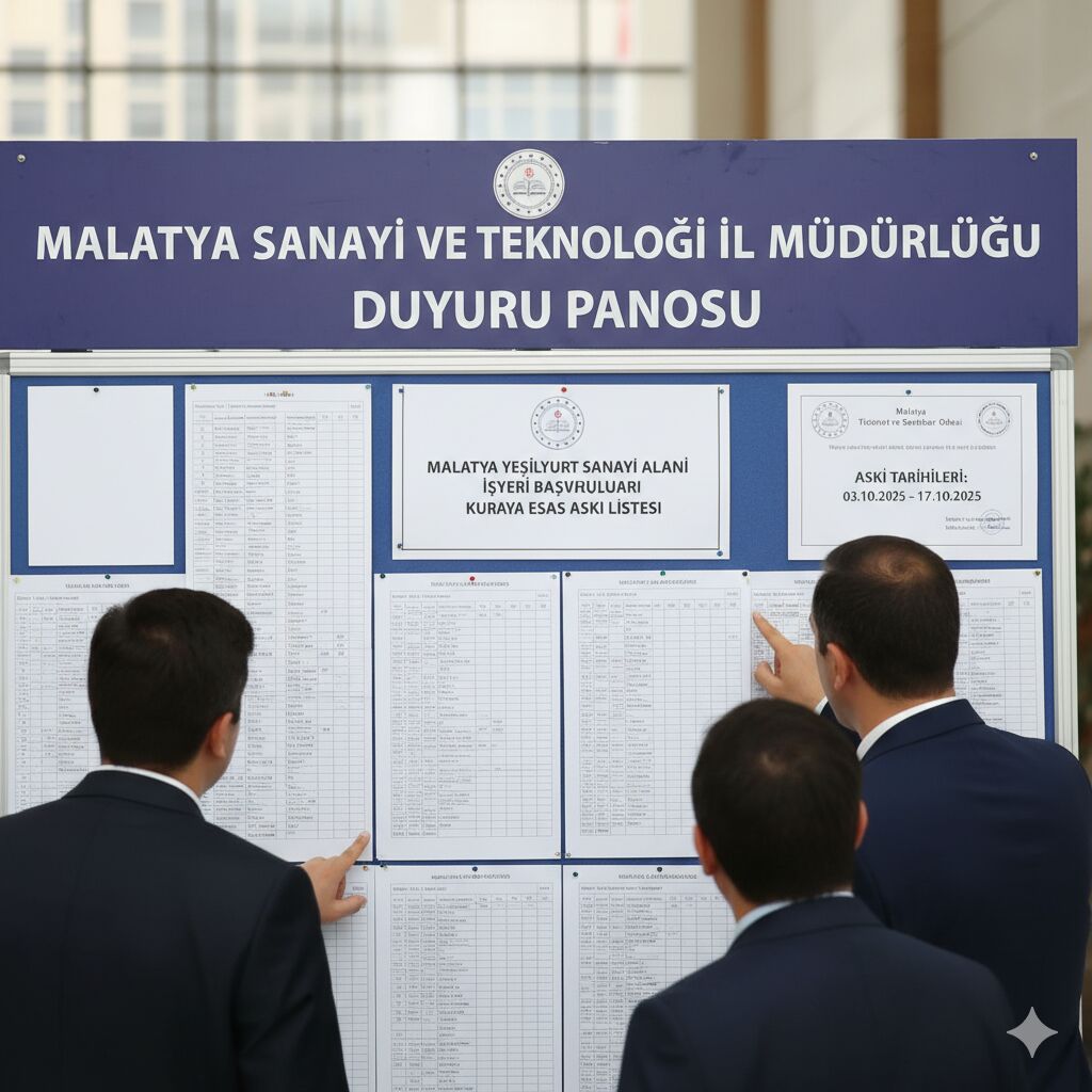7225 sayılı Cumhurbaşkanı Kararı ile kurulan Malatya Yeşilyurt Sanayi Alanı'nda
