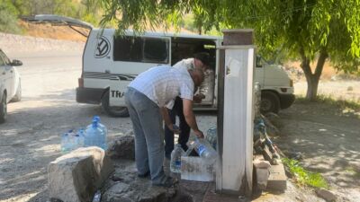 Malatya'nın Darende ilçesine bağlı Ulupınar Mahallesi'nde bulunan Mehmet Gündoğdu Çeşmesi,