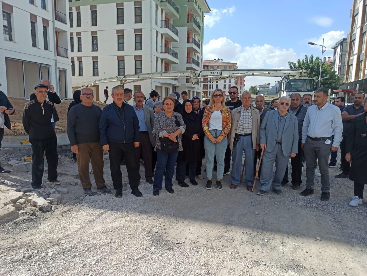 Kahramanmaraş depremlerinde rezerv alan ilan edilen Malatya Zaviye Mahallesi'nde hak