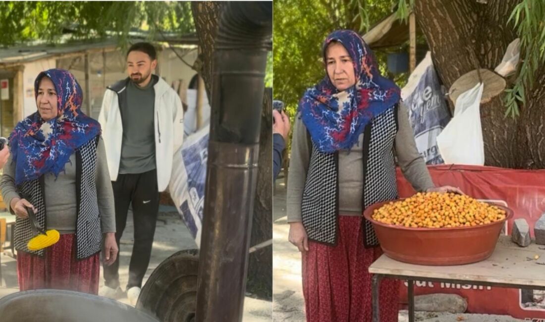 6 Şubat depreminde evi yıkılan Aynur Gündoğdu, Malatya Darende Ulupınar'da