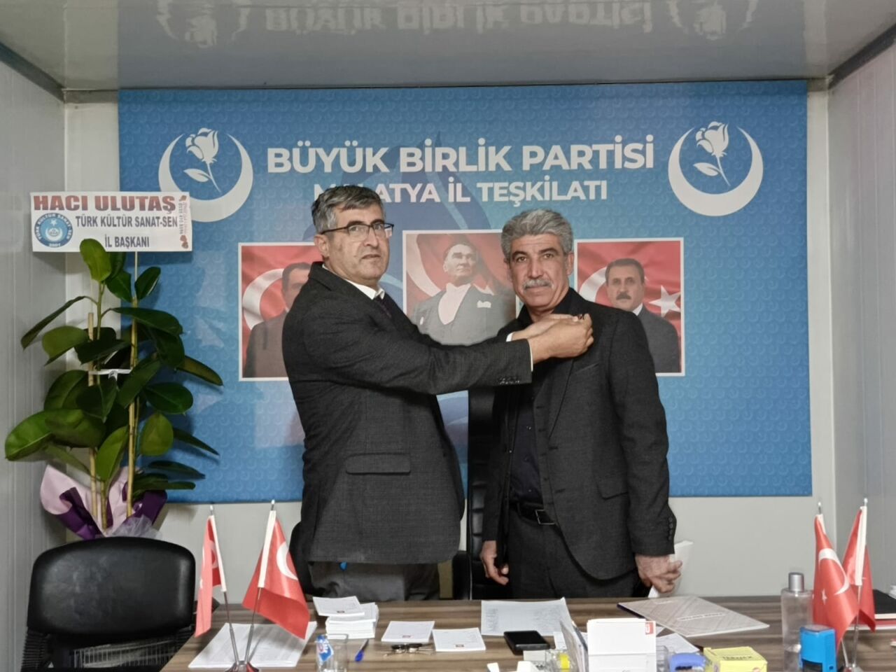Büyük Birlik Partisi (BBP) Malatya teşkilatlarında değişim rüzgarları esiyor. Malatya