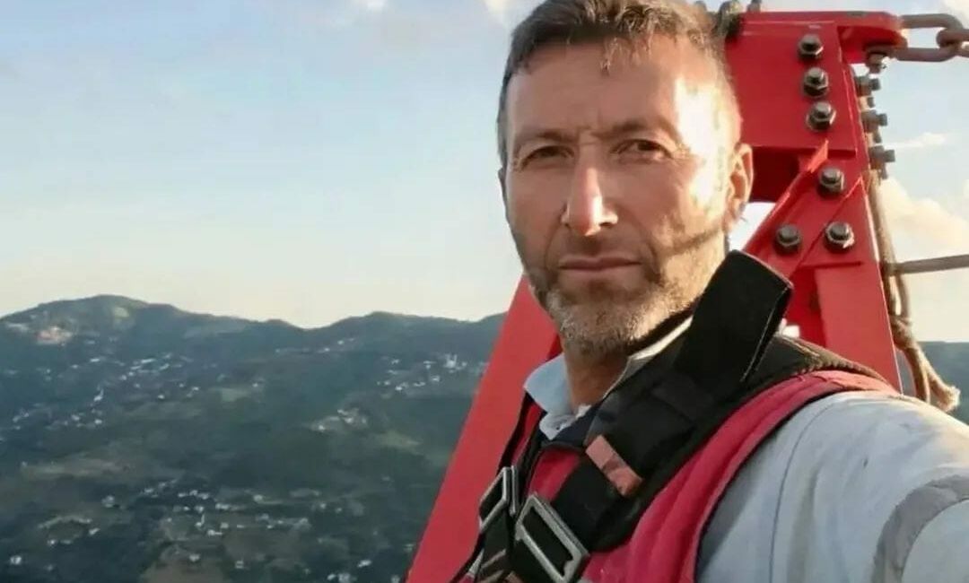 Malatya'nın Darende ilçesinde yüksek gerilim enerji nakil hattında bakım çalışması