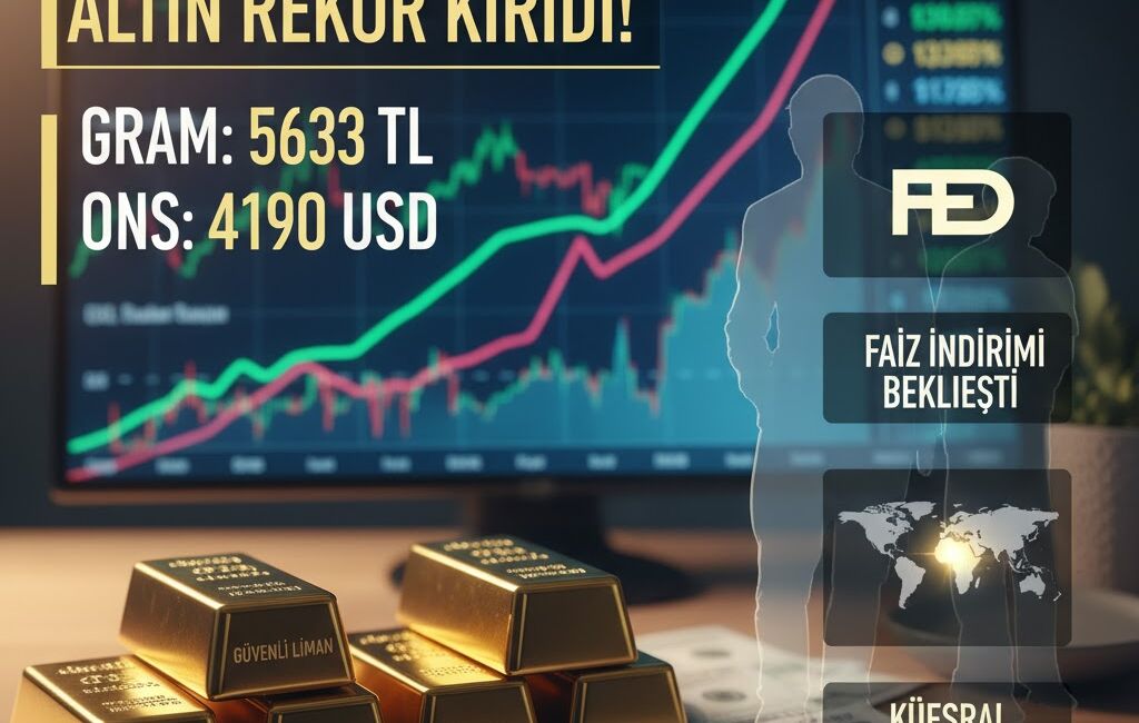 Küresel belirsizlikler ve ABD'de faiz indirimi beklentilerinin güçlenmesi, altın fiyatlarını