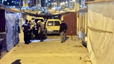 Yeşilyurt ilçesinde bulunan Manas Konteyner Kentte çıkan silahlı kavgada 25