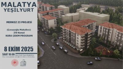 Kentsel Dönüşüm Başkanlığı, Yeşilyurt’taki iki projede tamamlanan 535 konutun hak