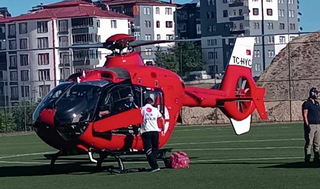 Malatya’nın Darende ilçesinde tarlada çalışan 61 yaşındaki A.K., ayağını çapa