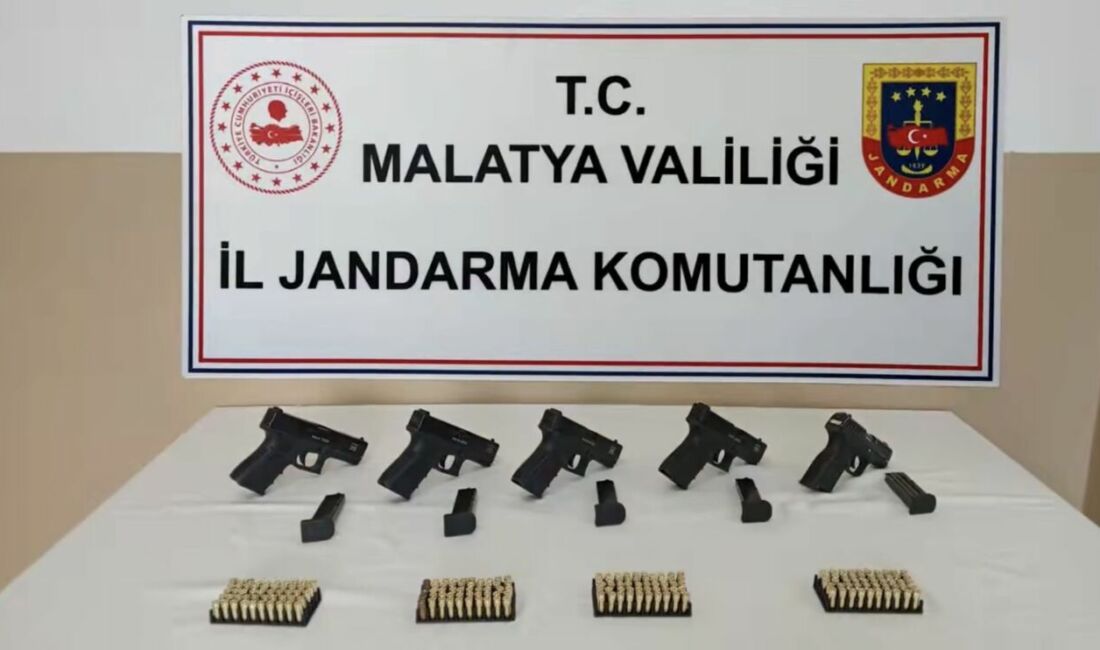 Malatya İl Jandarma Komutanlığı ekiplerince Yeşilyurt ilçesinde düzenlenen operasyonda 5