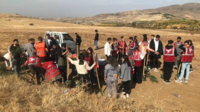 Malatya’da Genç MAGİNDER öncülüğünde hayata geçirilen “Birlik Ormanı” projesi kapsamında