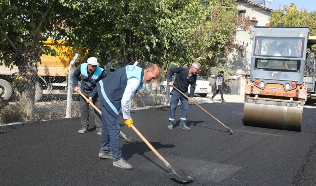 Battalgazi Belediyesi Fen İşleri Müdürlüğü, Karabağlar ve Hanımınçiftliği mahallelerinde sıcak