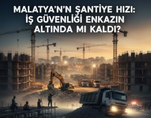 Depremin ardından "son hız" çalışmaya devam eden Malatya'daki devasa inşaat