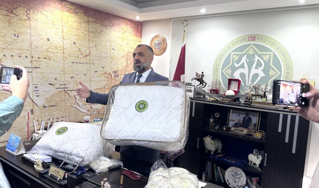 Malatya Koyun Keçi Yetiştiricileri Birliği, yıllardır meralarda heba olan yünleri