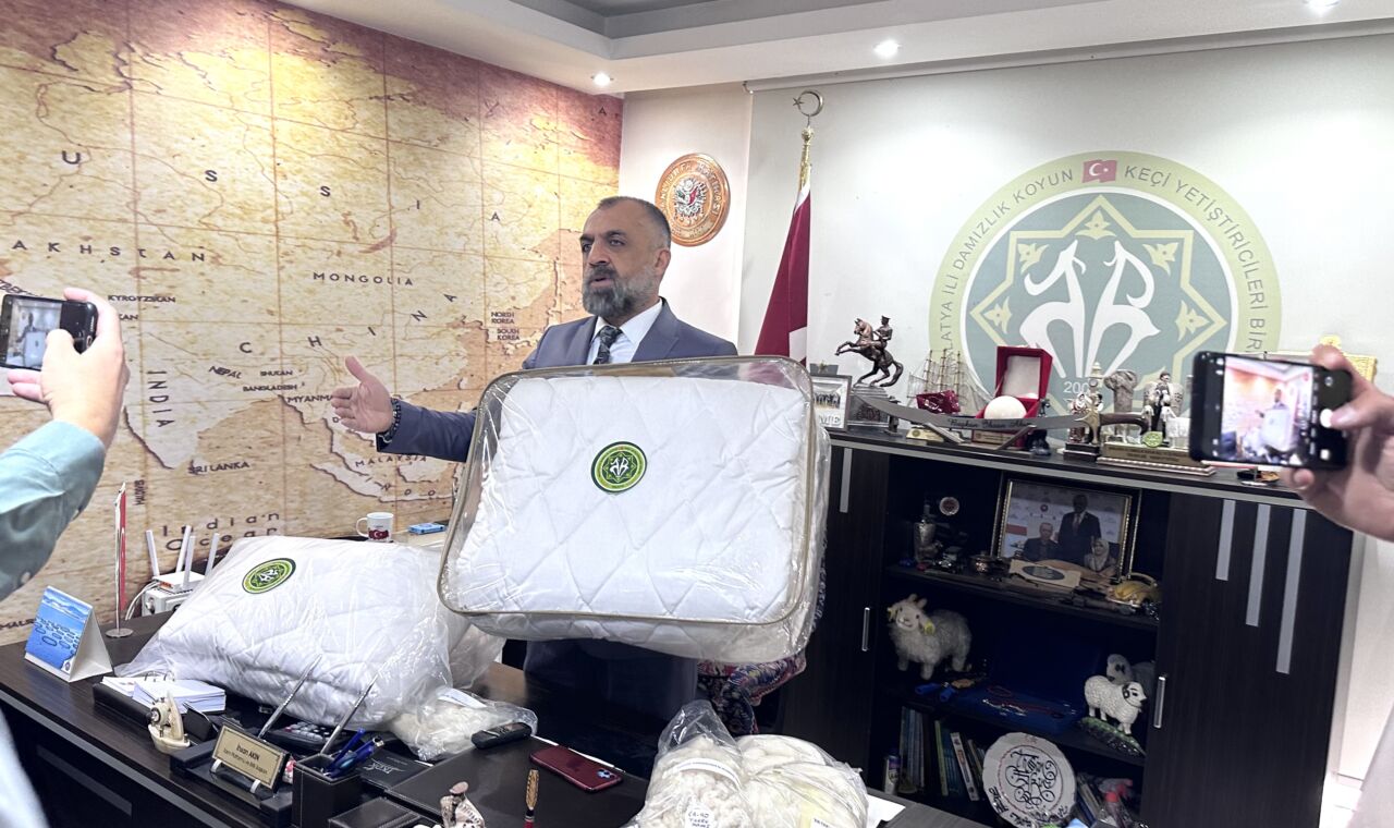 Malatya Koyun Keçi Yetiştiricileri Birliği, yıllardır meralarda heba olan yünleri