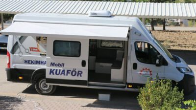 Hekimhan Belediyesi, sosyal belediyecilik projesi kapsamında modern bir Mobil Berber