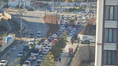Malatya Battalgazi Yeşilçam Caddesi Çöşnük Kavşağı bağlantısında Büyükşehir Belediyesi'nin yaptığı