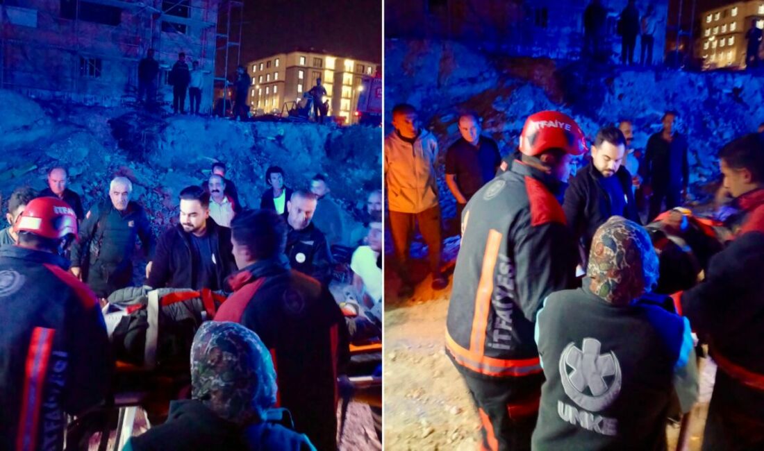Malatya'nın Battalgazi ilçesindeki TOKİ şantiyesinde çalışan bir işçi, asansör boşluğuna