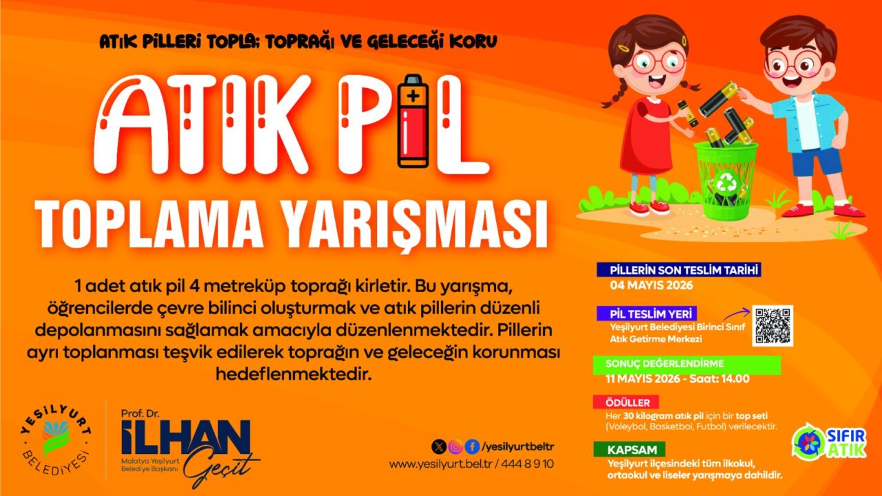 atık pil yarışması