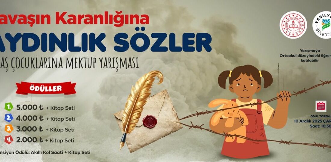 Yeşilyurt Belediyesi, dünyanın farklı ülkelerinde yaşanan savaşların mağdur ettiği çocukların