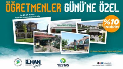 Yeşilyurt Belediyesi, “24 Kasım Öğretmenler Günü” dolayısıyla ilçede hizmet veren