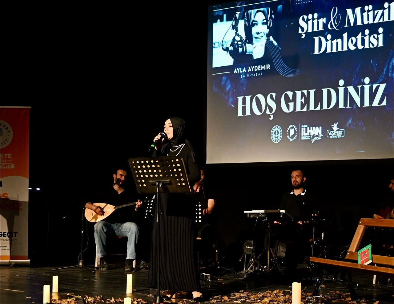 Yeşilyurt Kent Konseyi tarafından düzenlenen ve şair-yazar Ayla Aydemir’in konuk