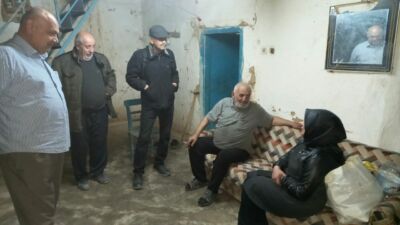 Malatya'da depremde evi ağır hasar alan 6 Şubat depremzedesi Hüseyin