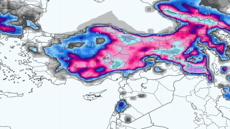 Meteoroloji Genel Müdürlüğü, Kafkasya üzerinden gelecek soğuk hava dalgasının etkisiyle