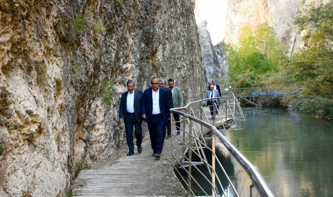 Darende’nin içme suyuna hayat veren proje: ”Tohma Kanyonu’ndan cazibeyle su”