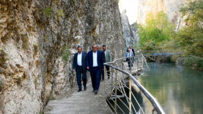 Darende’nin içme suyuna hayat veren proje: ”Tohma Kanyonu’ndan cazibeyle su”