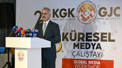 Ulaştırma ve Altyapı Bakanı Abdulkadir Uraloğlu, 5. Küresel Medya Buluşması’nda
