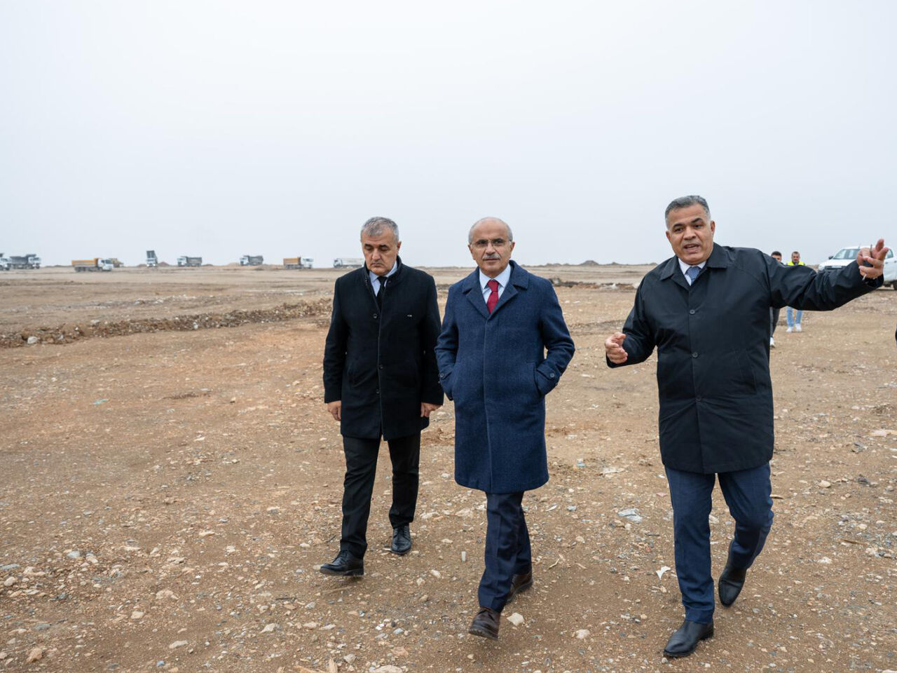 Malatya’da 8 milyon m³ hafriyatın ayrıştırıldığı döküm sahasında incelemelerde bulunan