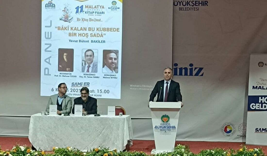 Malatya Kitap Fuarı, Türk edebiyatının önemli isimlerinden Yavuz Bülent Bâkiler'i