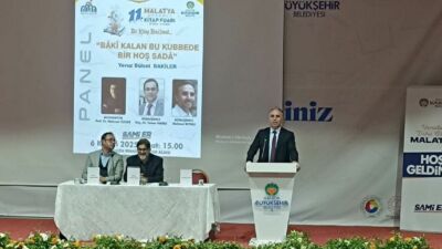 Malatya Kitap Fuarı, Türk edebiyatının önemli isimlerinden Yavuz Bülent Bâkiler'i