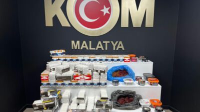 Malatya Emniyet Müdürlüğü, 18-27 Kasım tarihleri arasında gerçekleştirdiği kaçakçılıkla mücadele