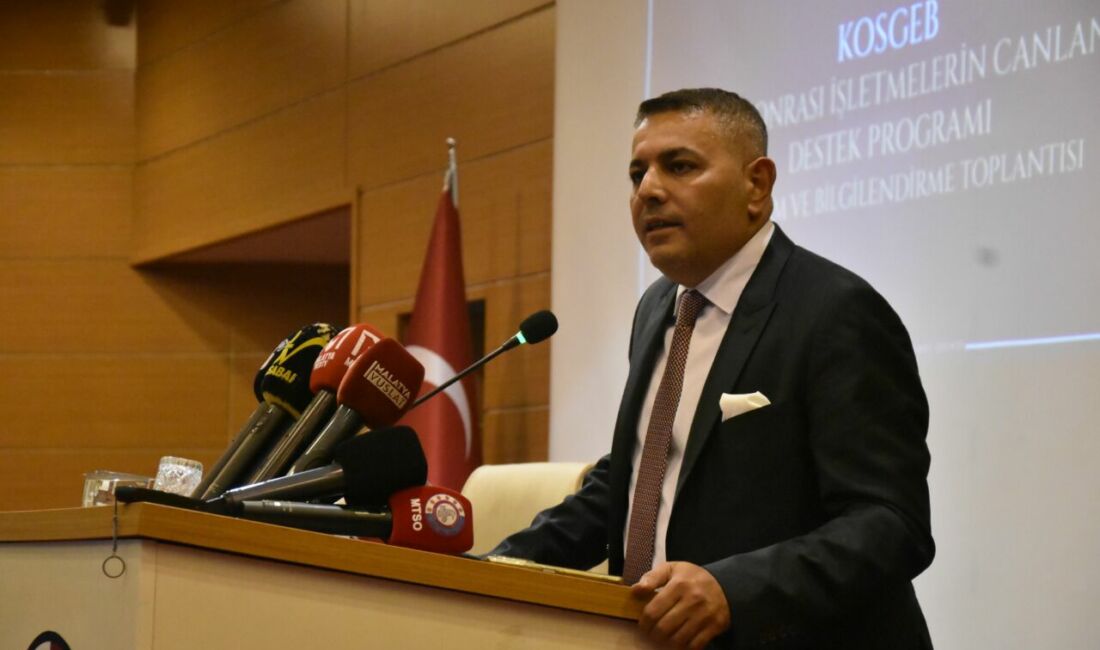 Malatya Ticaret ve Sanayi Odası (MTSO) Başkanı Oğuzhan Ata Sadıkoğlu,