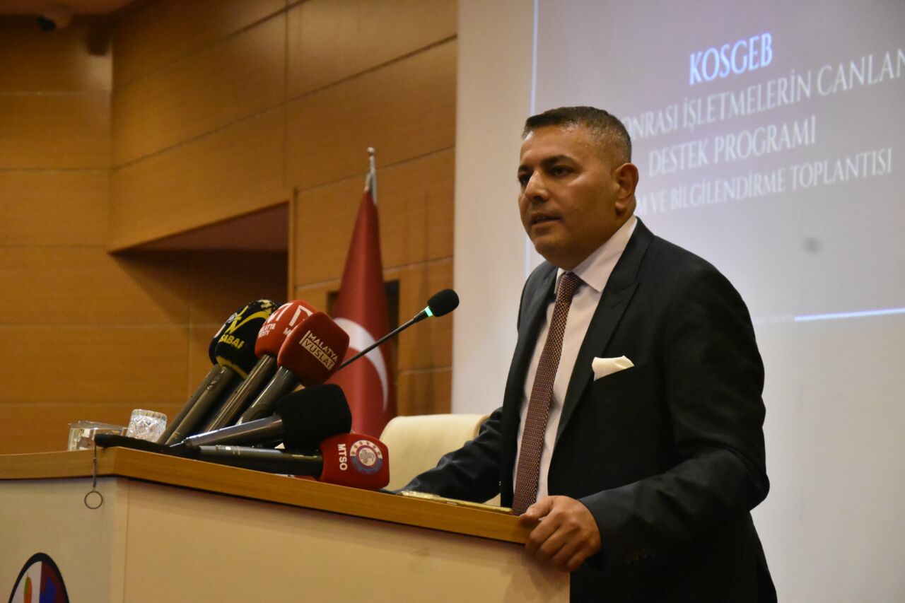 Malatya Ticaret ve Sanayi Odası (MTSO) Başkanı Oğuzhan Ata Sadıkoğlu,
