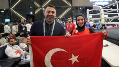 Milli boksör Rabia Topuz, Riyad'da düzenlenen 6. İslami Dayanışma Oyunları'nda
