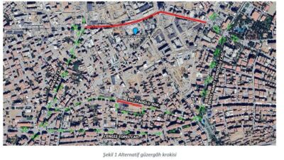 Malatya'da asfalt çalışmaları nedeniyle Atatürk (Kışla) ve İnönü Caddesi'nin bir
