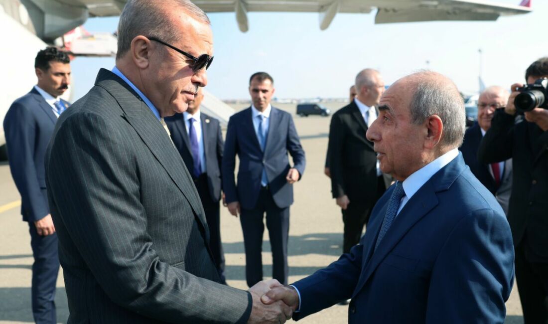 Cumhurbaşkanı Erdoğan, 8 Kasım Zafer Günü Töreni için Azerbaycan'ın başkenti