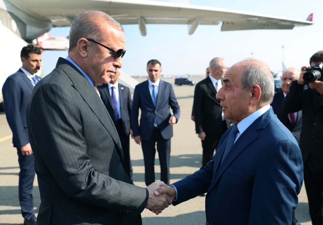 Cumhurbaşkanı Erdoğan, 8 Kasım Zafer Günü Töreni için Azerbaycan'ın başkenti