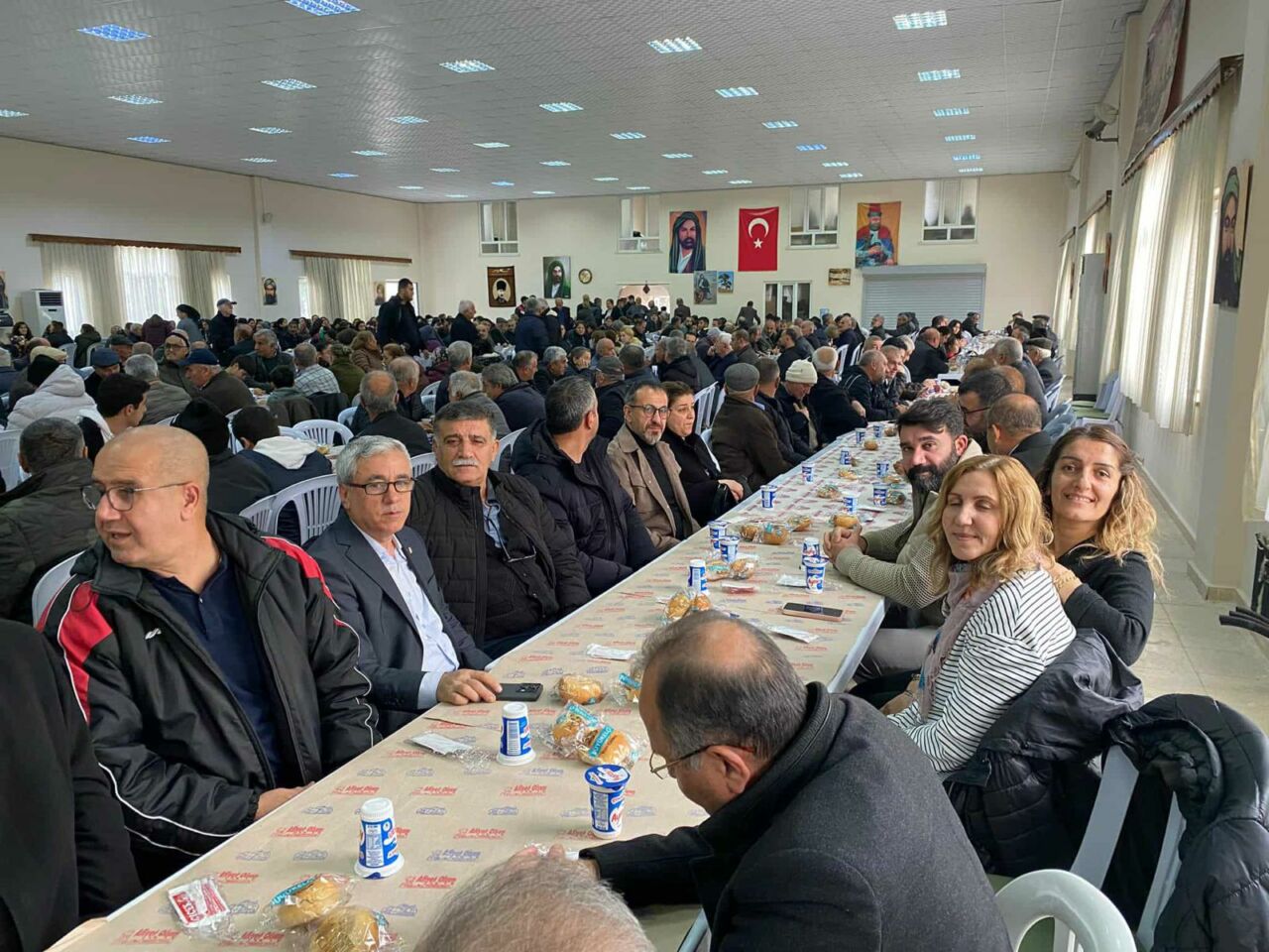 Malatya Engüzekliler Cem ve Kültür Evi'nde geleneksel Abdal Musa Lokması