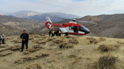 Malatya'nın Doğanşehir ilçesinde ağaç kesimi yaparken uçuruma yuvarlanan 49 yaşındaki