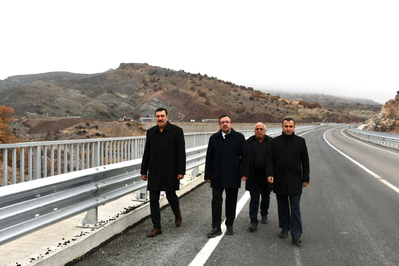 AK Parti Malatya Milletvekili Bülent Tüfenkci, Hekimhan–Kuluncak bağlantı yolu üzerindeki