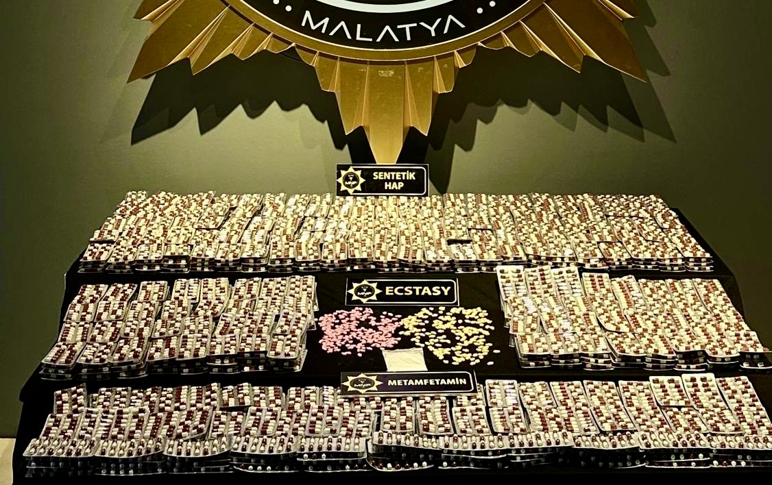 Malatya’da Narkotik Suçlarla Mücadele Şube Müdürlüğü ekiplerinin yürüttüğü çalışmalar kapsamında