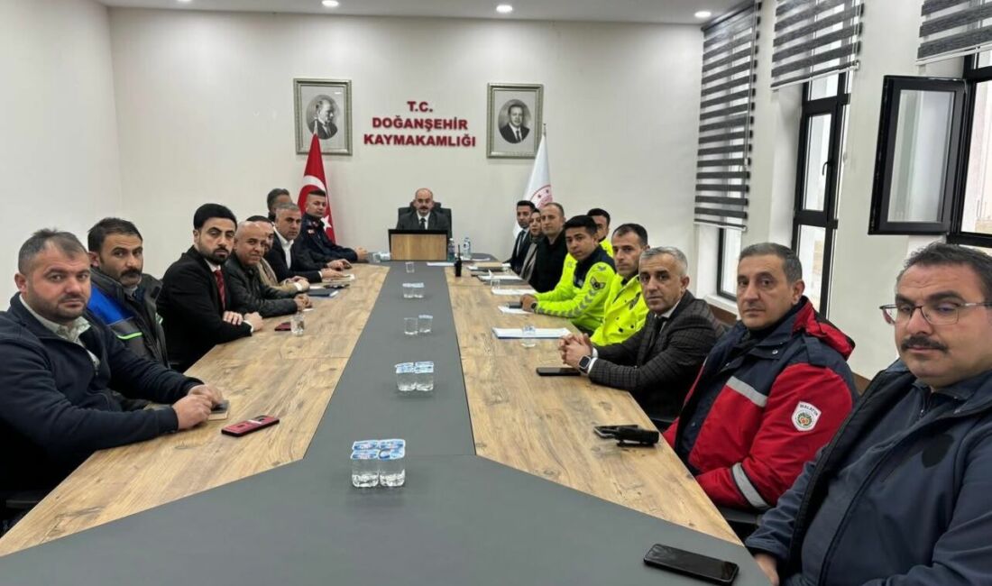 Doğanşehir Kaymakamı Ahmet Fatih Sungur başkanlığında, 2025–2026 kış sezonu öncesi