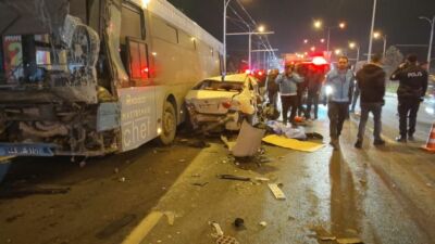 Malatya'da Buhara Bulvarı üzerinde (Yimpaş Kavşağı) meydana gelen zincirleme trafik